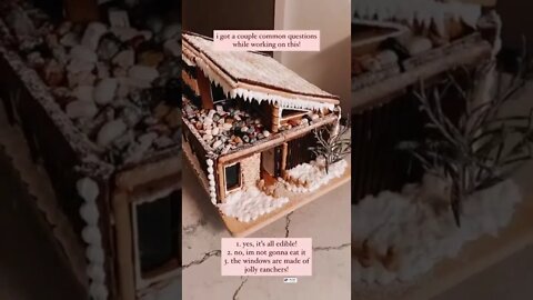 Beautiful Gingerbread Houses tiktok elanneboake