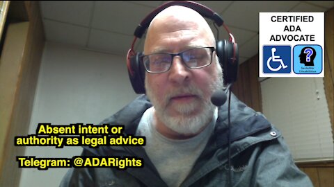 EVERY AMERICAN HAS ADA RIGHTS! USE THEM!
