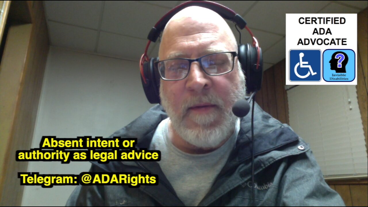 EVERY AMERICAN HAS ADA RIGHTS! USE THEM!