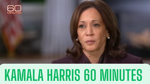 KAMALA HARRIS GETS COOK IN 60 MINUTES INTERVIEW!