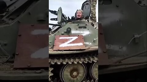 Captured Russian command vehicle