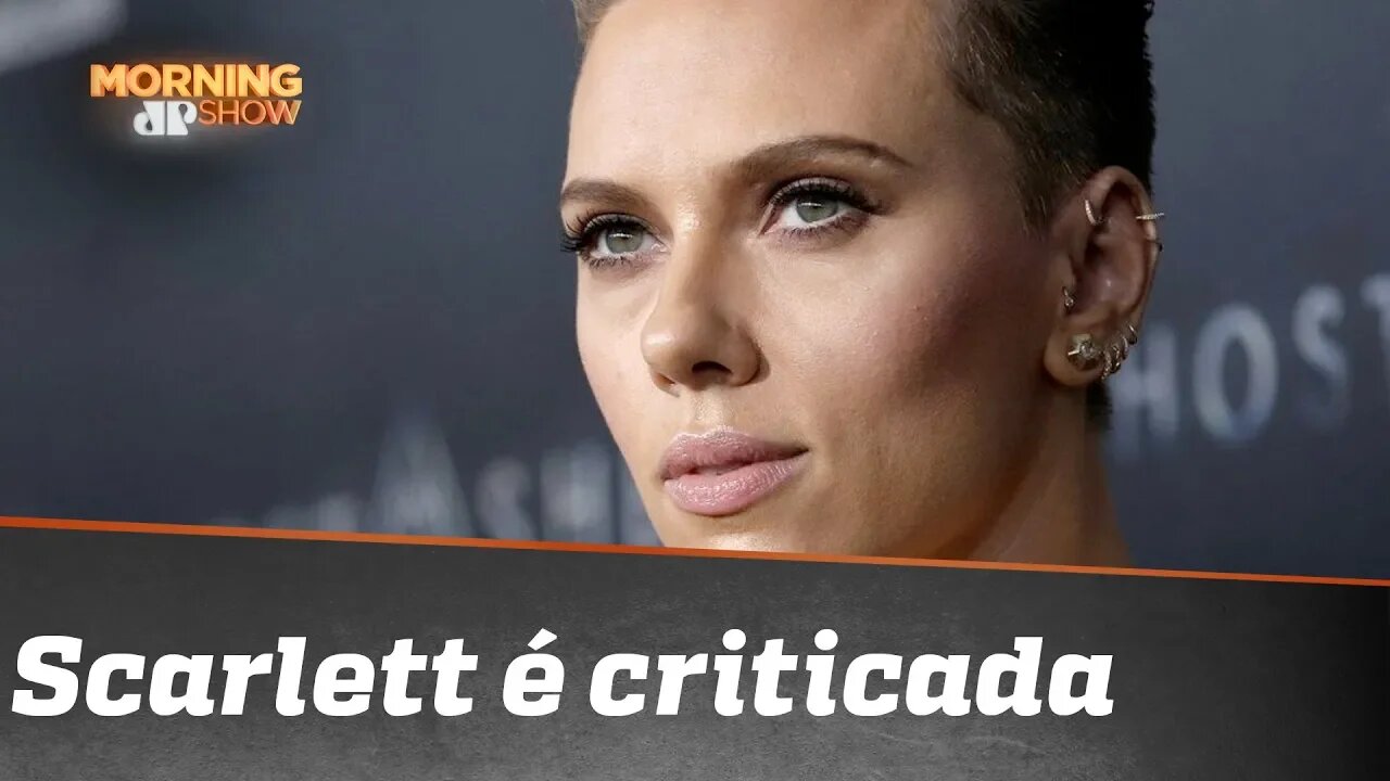 Scarlett Johansson é criticada por interpretar trans