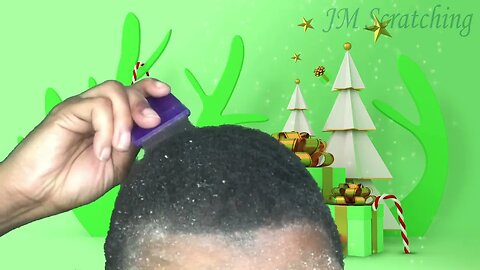 Merry Christmas Dandruff Scratching