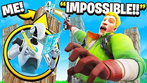 I Pretended To Be STARK Robot in Fortnite