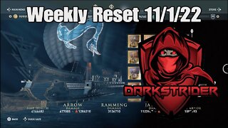 Assassin's Creed Odyssey- Weekly Reset 11/1/22