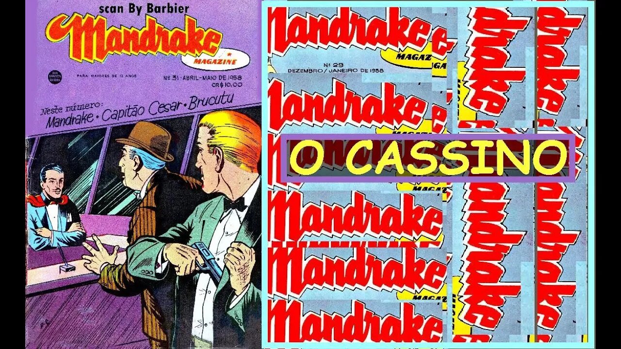 MANDRAKE 31 EM O CASSINO #comics #gibi #quadrinhos #historieta #fumetti