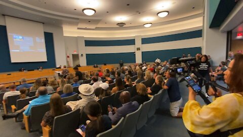 Seminole County School Board meeting. They want to mandate masks.