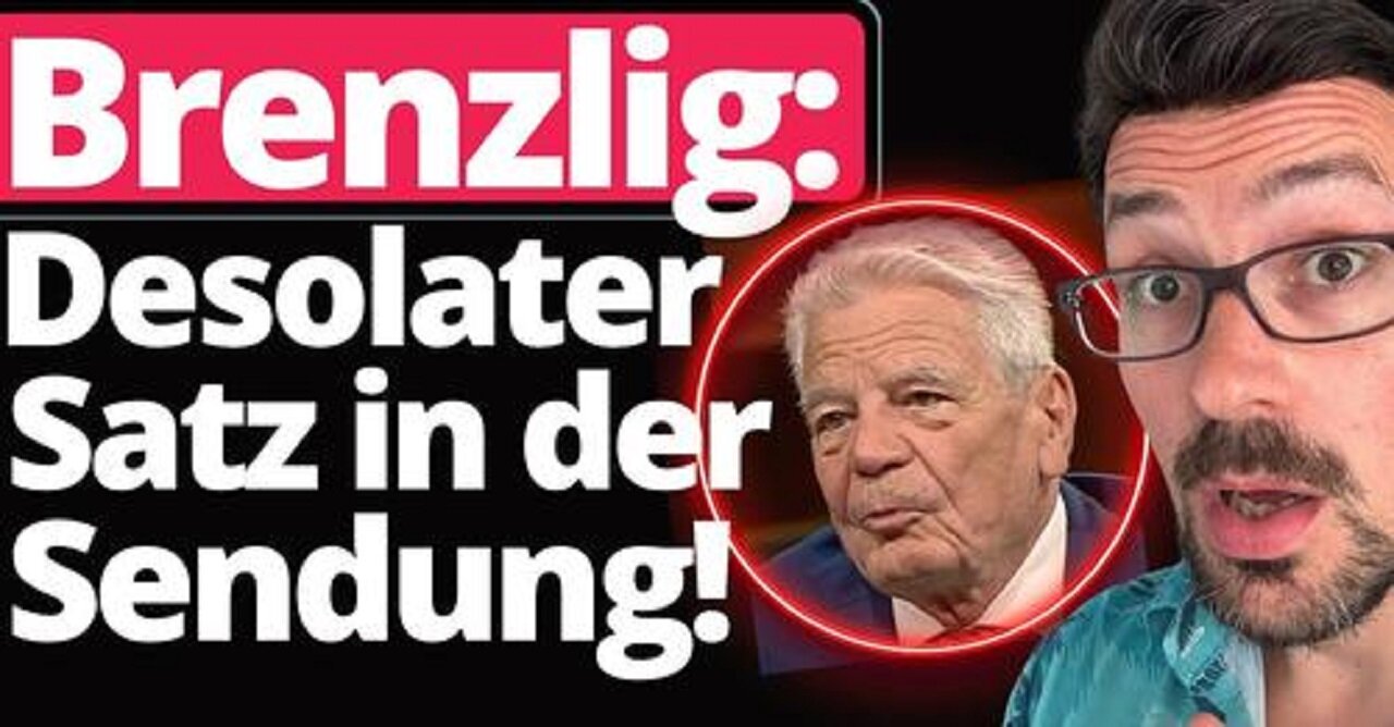 ZDF Lanz: GAUCK dreht völlig durch!