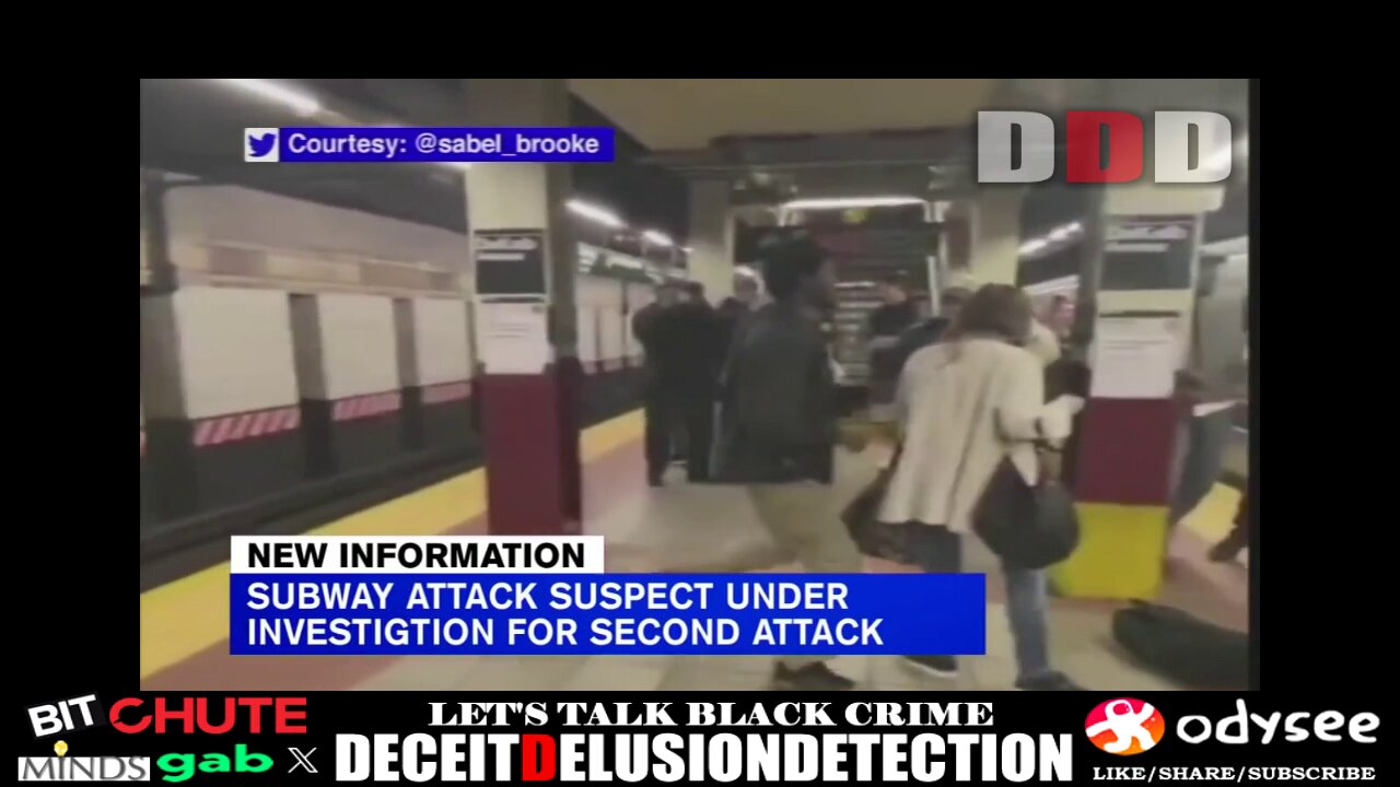 Black suspect assaults two white females on the same day by pushing them into the subway trains