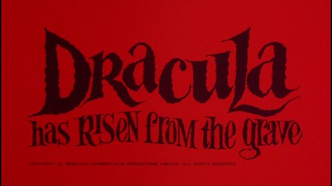 Dracula Has Risen From The Grave (1968)