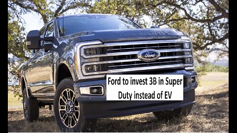 Ford to make ICE Truck plant instead of EV plant