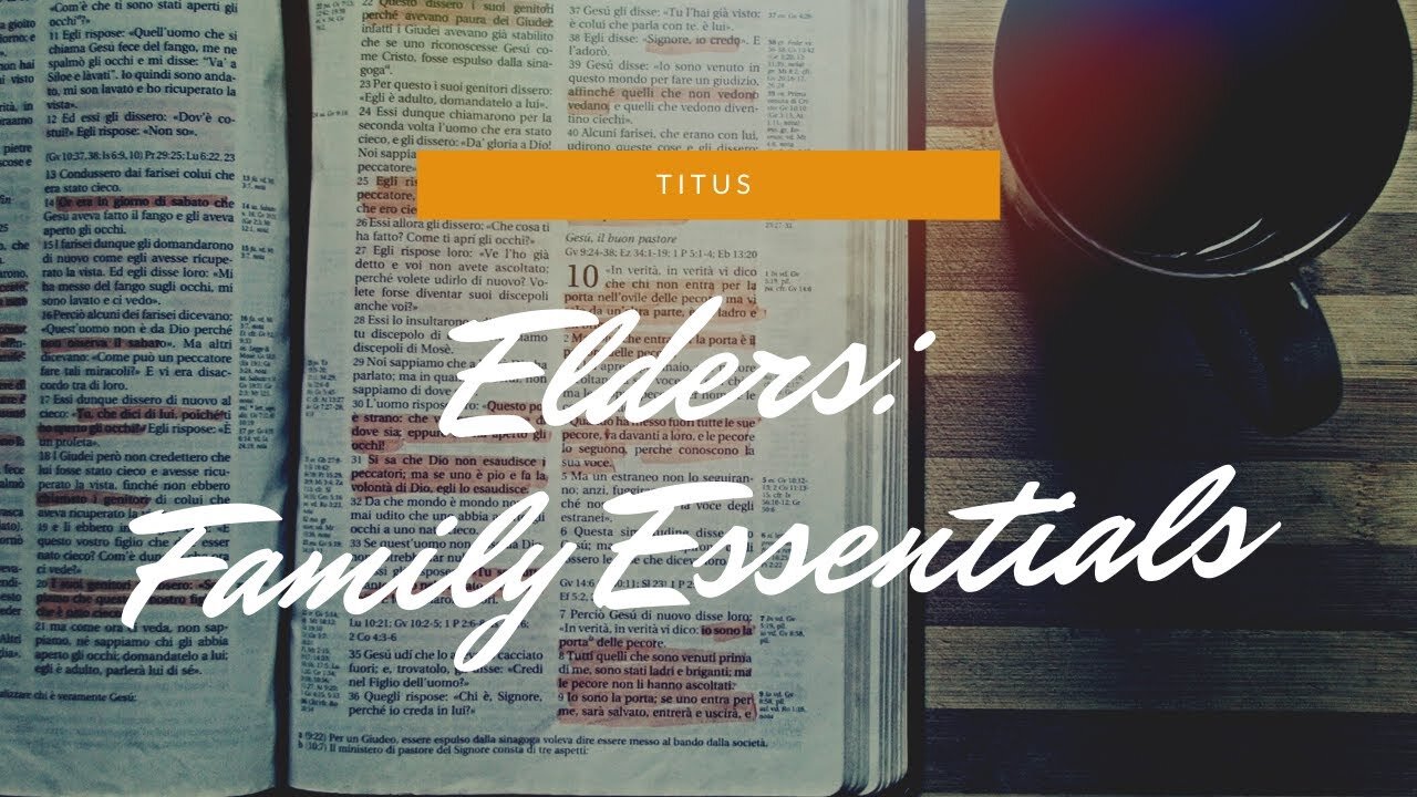 "About Elders, Concluded: Family Essentials" - October 25, 2020