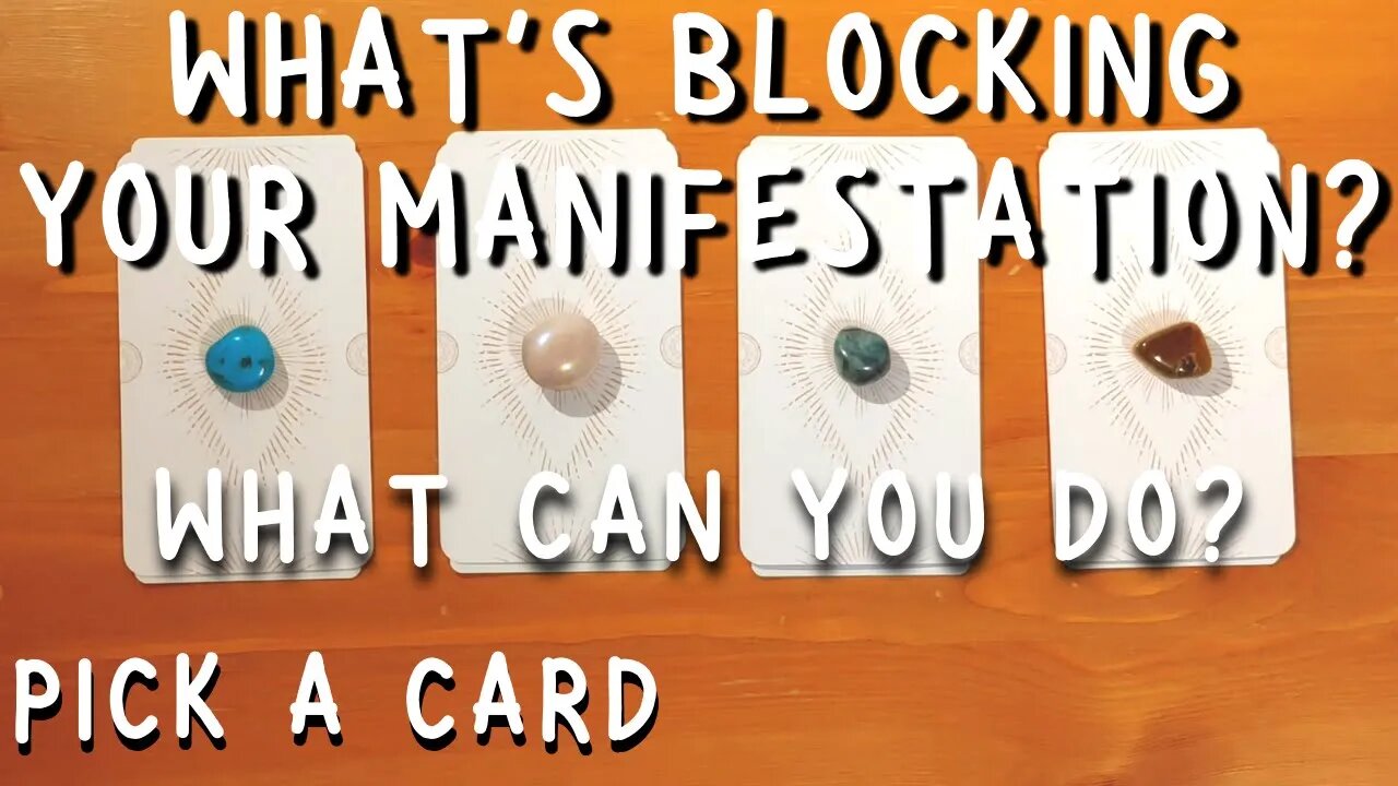 What's BLOCKING your MANIFESTATION from being your REALITY? || PICK A CARD Tarot reading (Timeless)