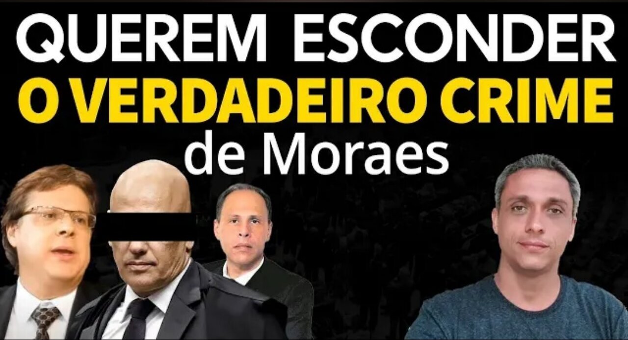 Enough of this nonsense! They want to change the focus from Moraes' real crimes