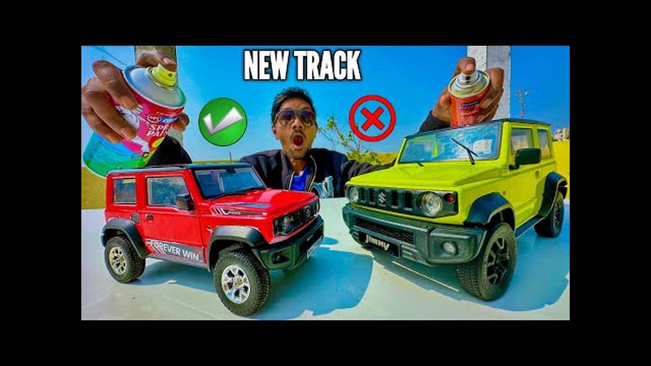 RC New Maruti Suzuki Jipsy Car Unboxing & New Track Test - Chatpat toy TV