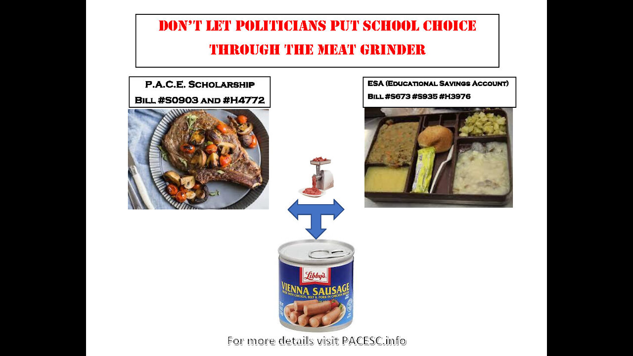 SC Politicians say to expect school choice to be put through the sausage factory