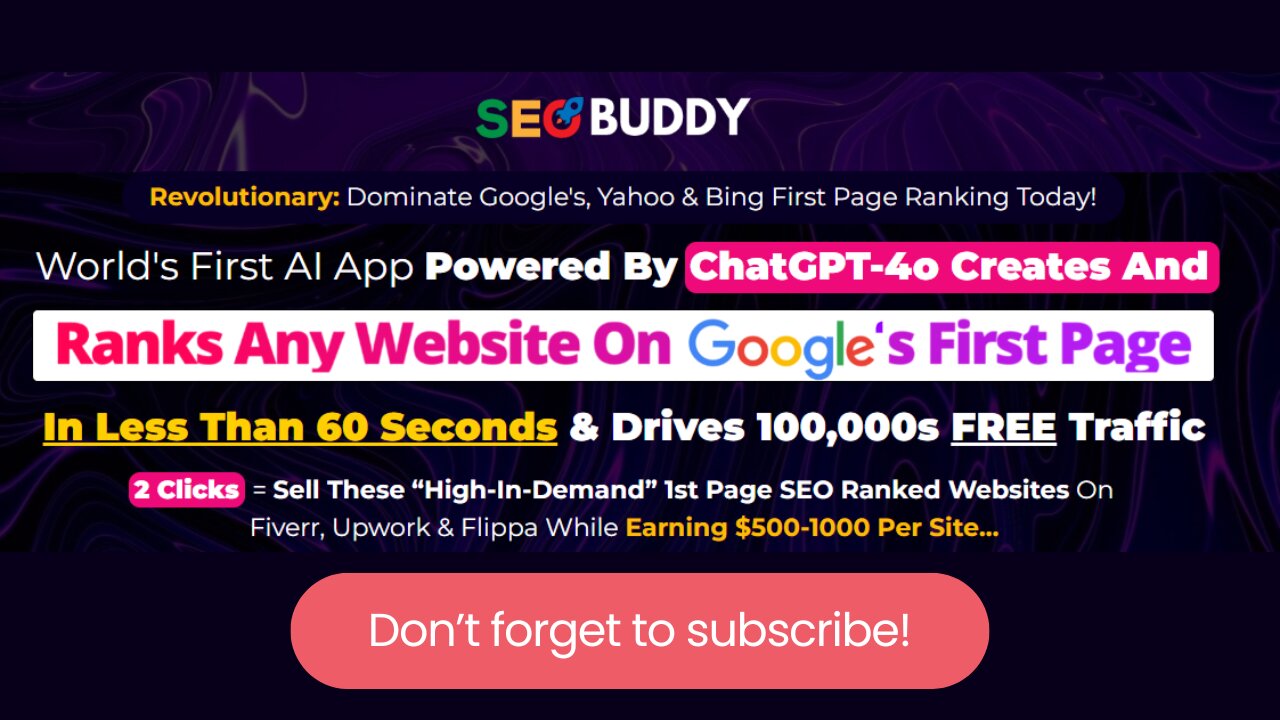 Master SEO with SEOBuddy AI: Transform Your Digital Marketing Now!