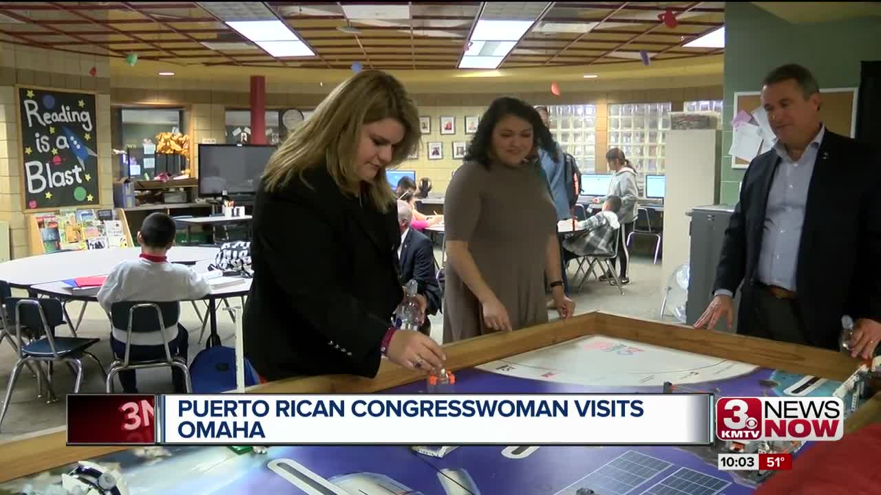 Puerto Rican Congresswoman visits Omaha