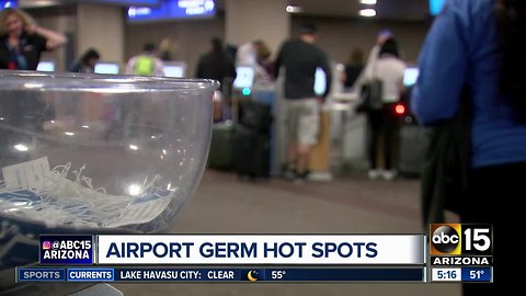 Airport germ hotspots to look out for this holiday season