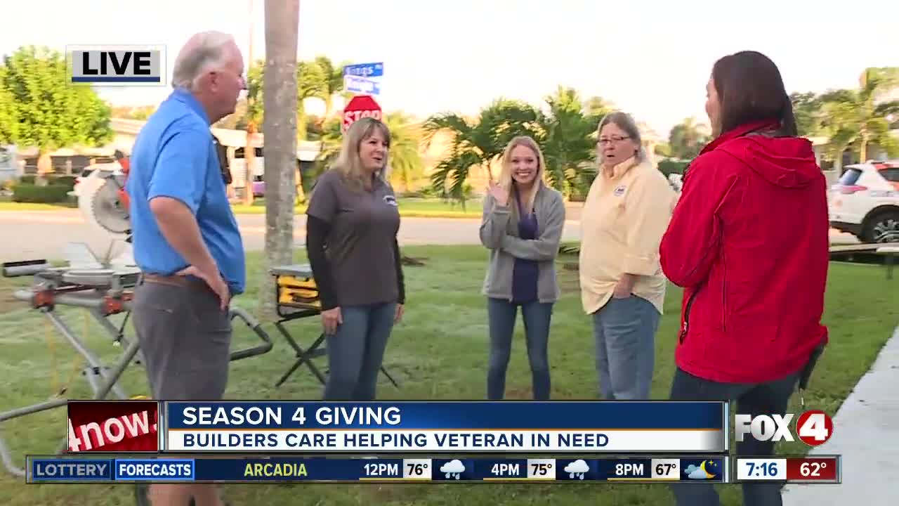 Season 4 Giving: Veterans in need get help from Lee Builders Care