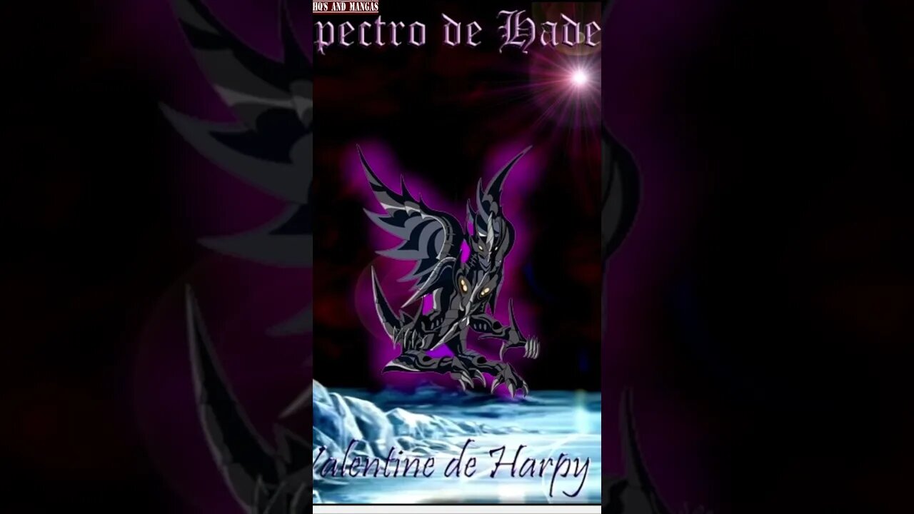 Os Cavaleiros Do Zodíaco - Espectro De Hades Valentine De Harpy Anime