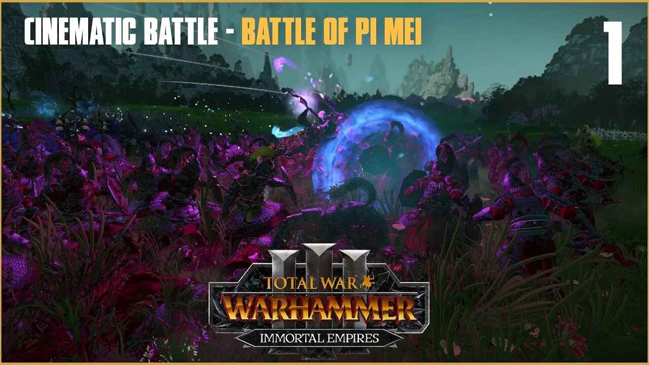 Battle of Pi Mei - Vilitch vs Maoi Ying | Cinematic Battle 1 - Total War: Warhammer 3