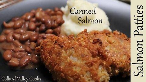 BEST Canned Salmon Patties - Creamed Potatoes - Cooking Tutorial