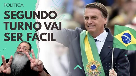 AO CONTRÁRIO do que QUEREM FAZER você PENSAR, BOLSO tem MUITA CHANCE de GANHAR o SEGUNDO TURNO