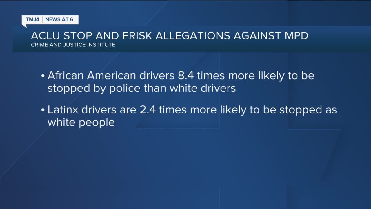 Stop-and-frisk allegations against Milwaukee police