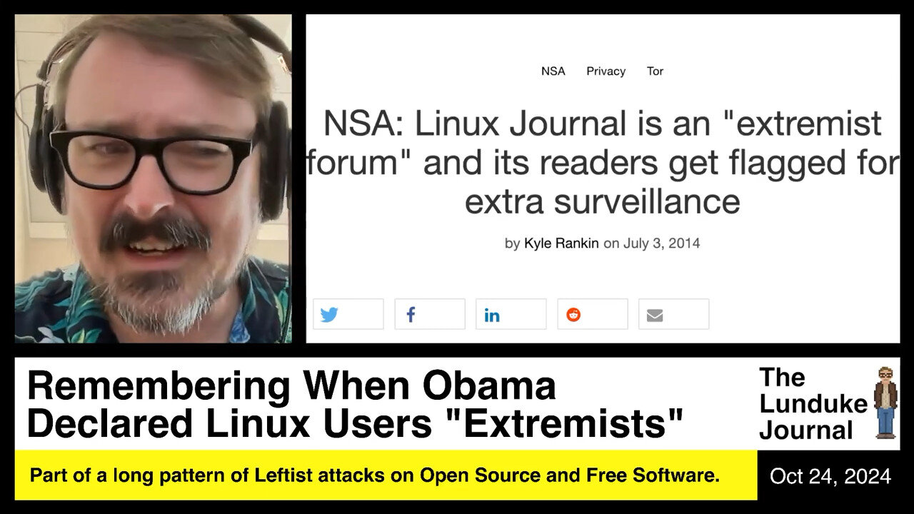 Remembering When Obama Declared Linux Users "Extremists"