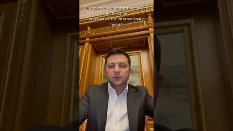 Zelensky turned to the Ukrainians and declared martial law