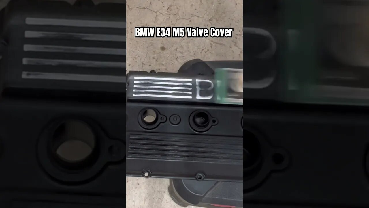 BMW E34 M5 Valve Cover #bmw #bmwe34 #bmwm5 #diy #mechanic #cars #restoration #automobile