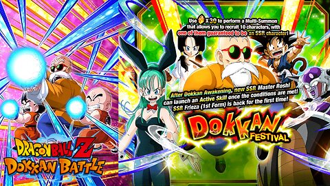 DBZ Dokkan Battle: Dokkan Fest Master Roshi Banner Summons