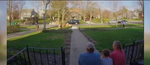 Michigan family captures 'The Ministry Of Silly Walks'