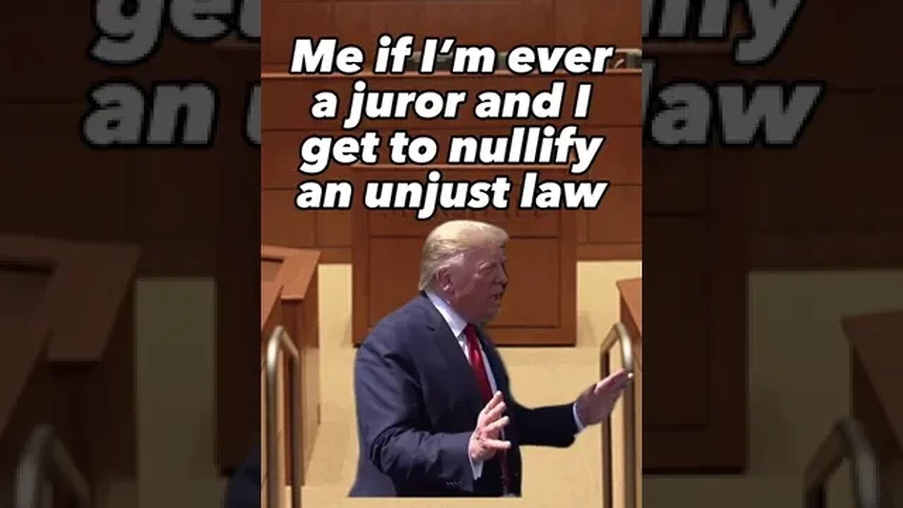 Donald Trump Meme Jury Nullification at Jury Duty Be Like 😂🇺🇸 #2024elections #political #shorts