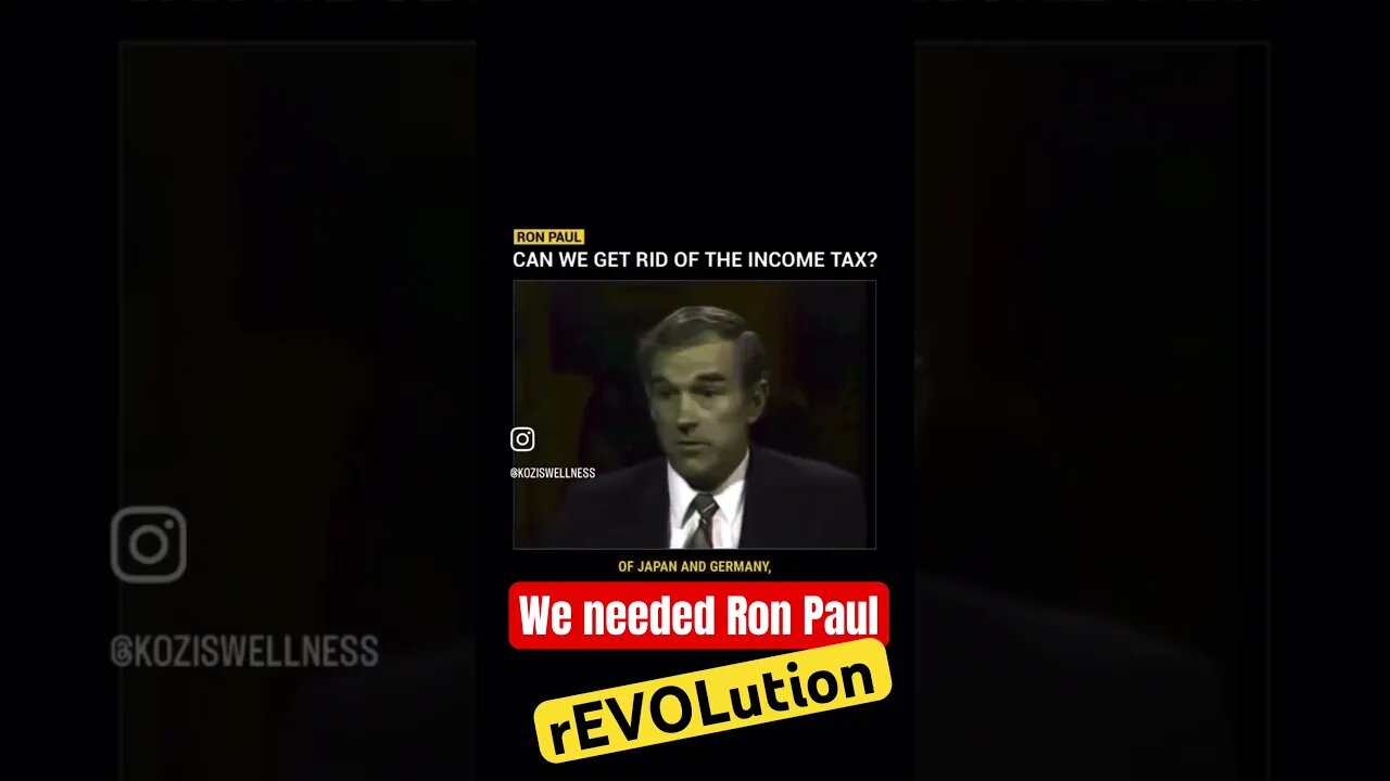 Ron Paul was right
