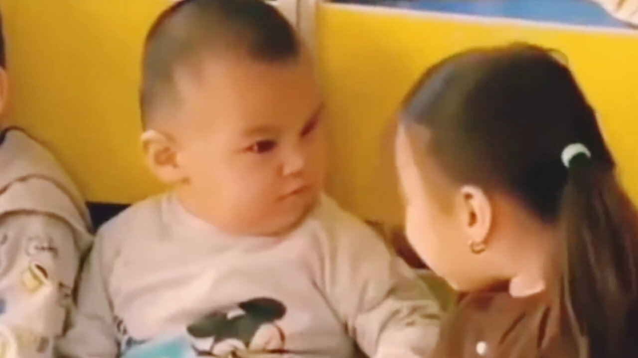 Kids Cute Boy & Cute Girl Funny
