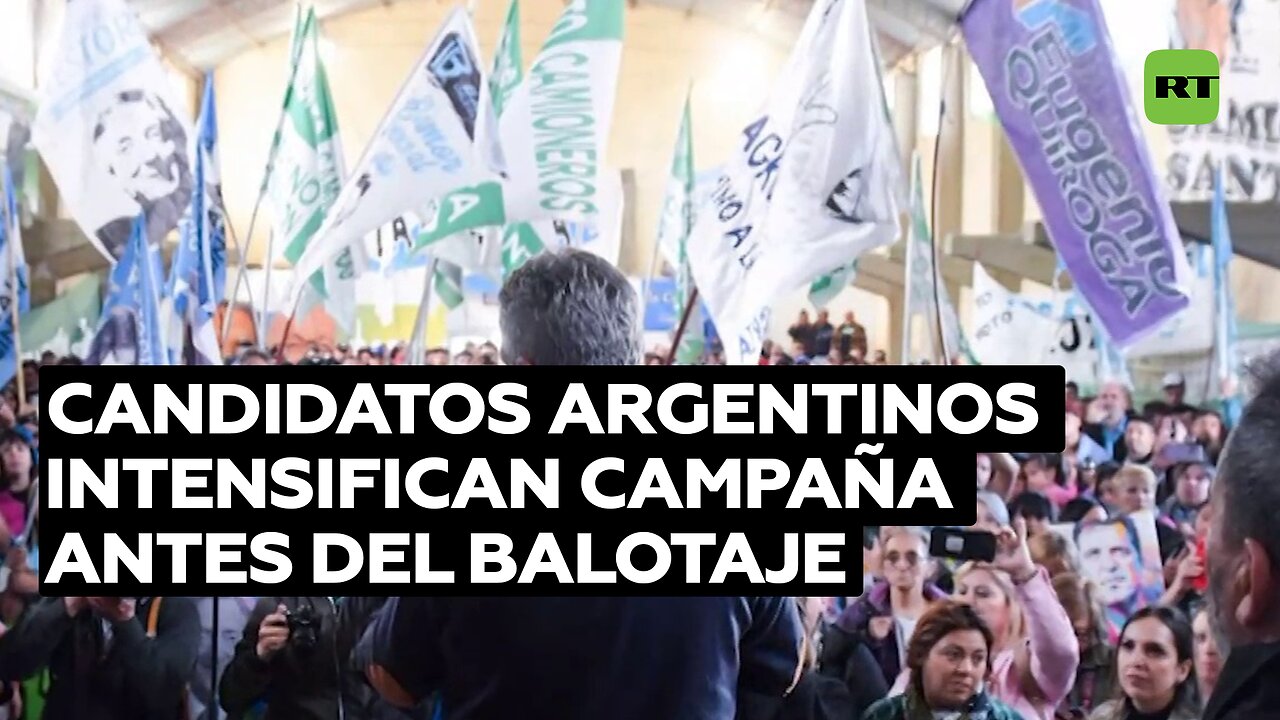 Candidatos presidenciales intensifican campaña antes del balotaje