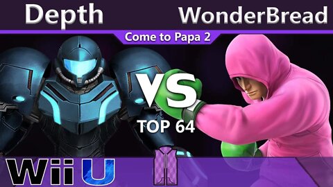 Depth (Samus) vs. G4C|WonderBread (Little Mac) - Wii U Top 64 - CTP2