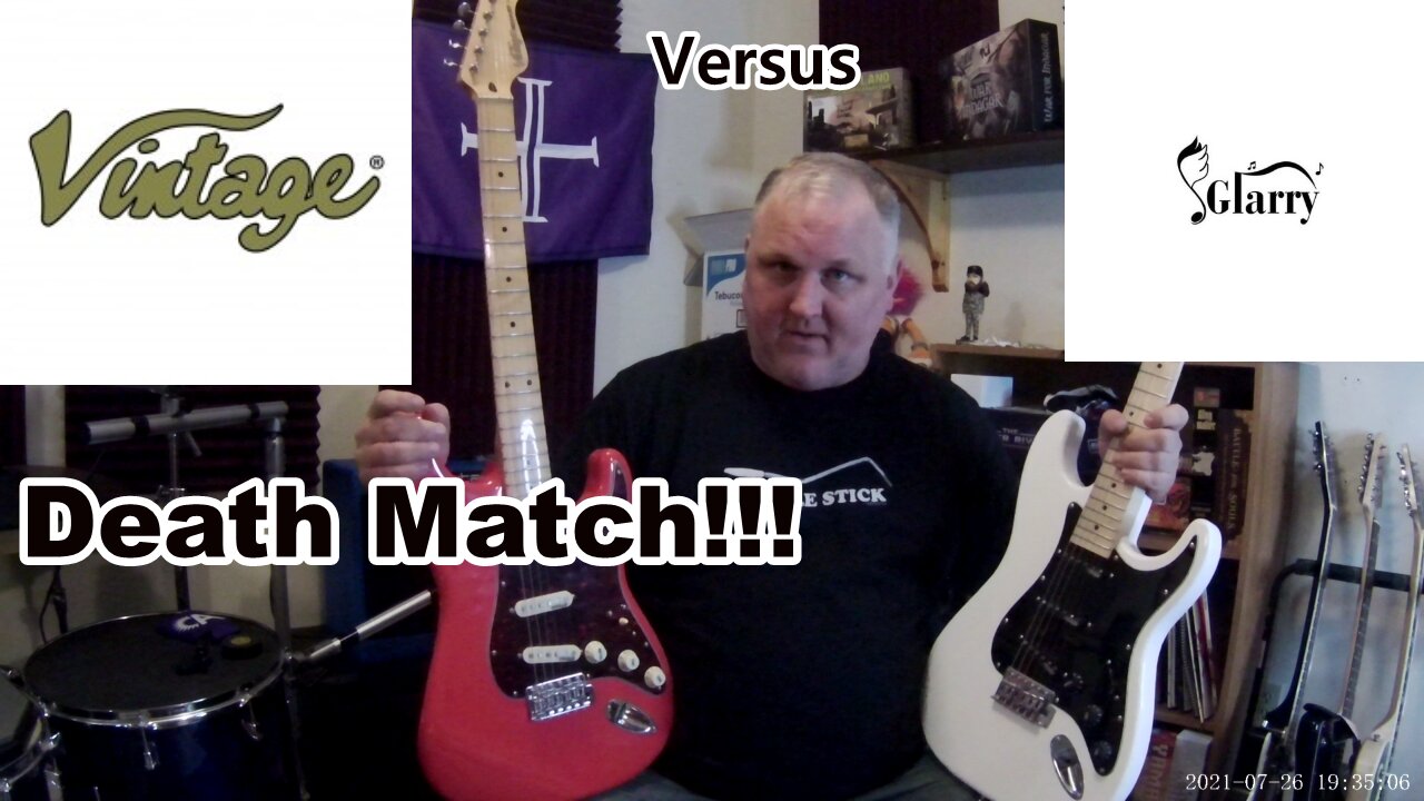 Glarry GST2 Vs Vintage (the brand) V6 - Strat DEATH MATCH!!!