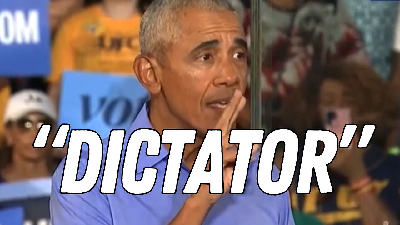 WATCH: Obama Claims Trump is a Wannabe "Dictator"