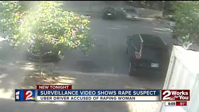 Uber driver hugs woman after alleged rape