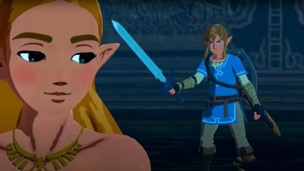 "Relax, Link. I got this one." Zelda DESTROYS VAH LIZARD