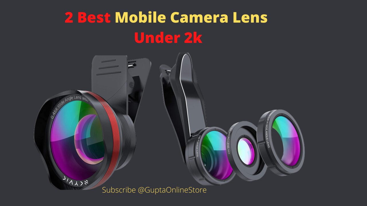 2 Best Mobile Camera Lens under 2k (Wide+Macro) Lens Kit, Super Wide Angle 20x Macro #shorts 🔥