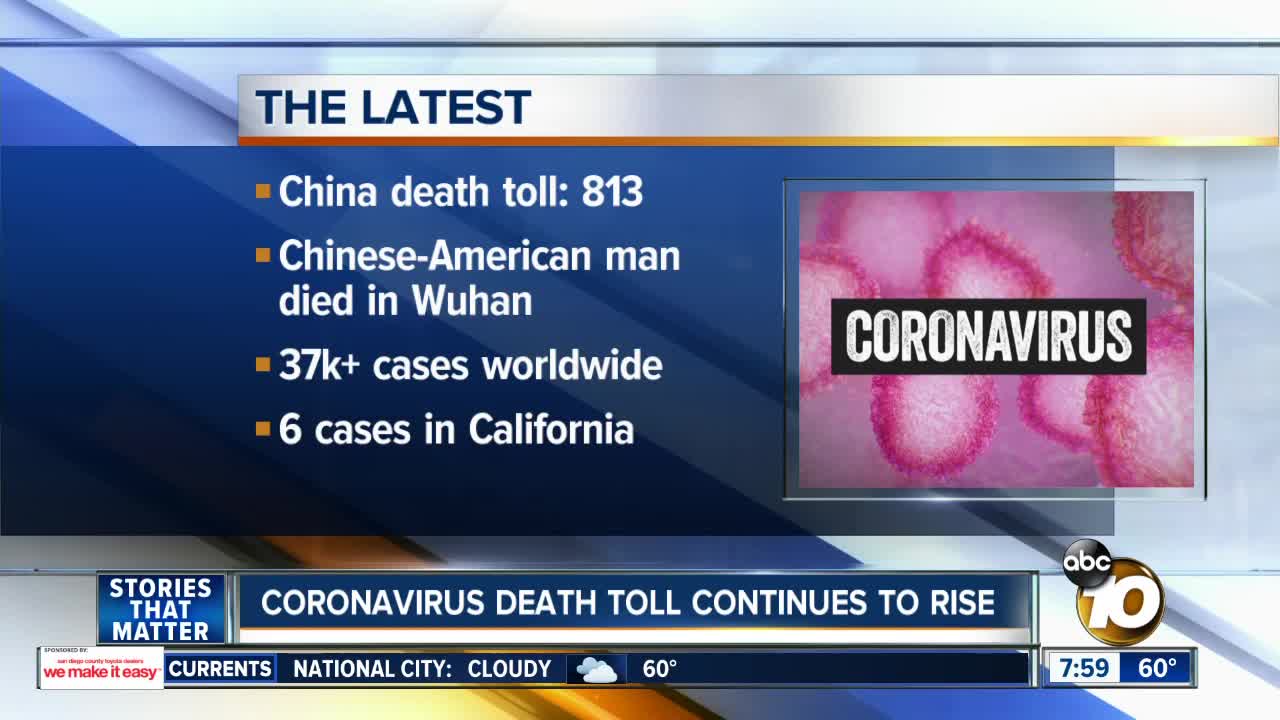 Coronavirus death toll continues to rise