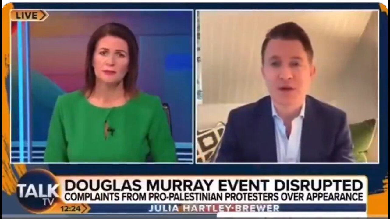 Douglas Murray reacts to his event being canceled in London