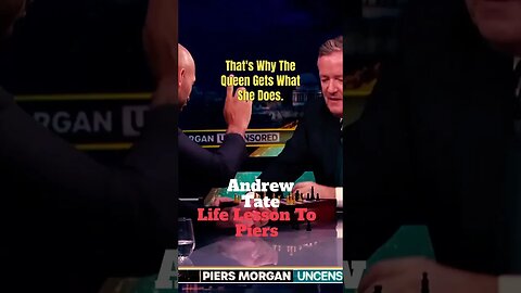 Andrew Tate GIVING LIFE LESSON To Piers Morgan #andrewtate #piersmorgan