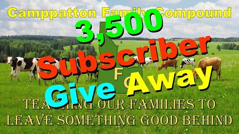 No. 823 – 3000 Subscriber Give Away Update