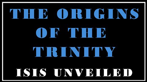 Esoterica: The Trinity of the Kabbala -Isis Unveiled