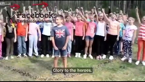 Generations of brainwashed children who openly embrace nazism in the Ukraine 🇺🇦